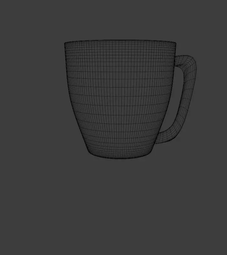 Cup3D Coffee 3D model_0