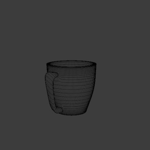 Cup3D Coffee 3D model_7