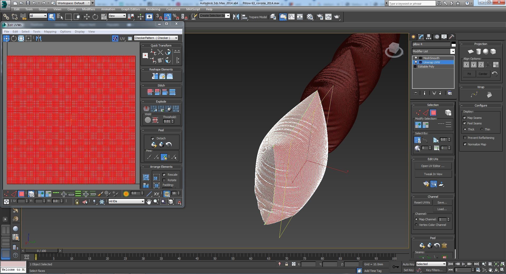 Decorative pillows set 063 3D model_13