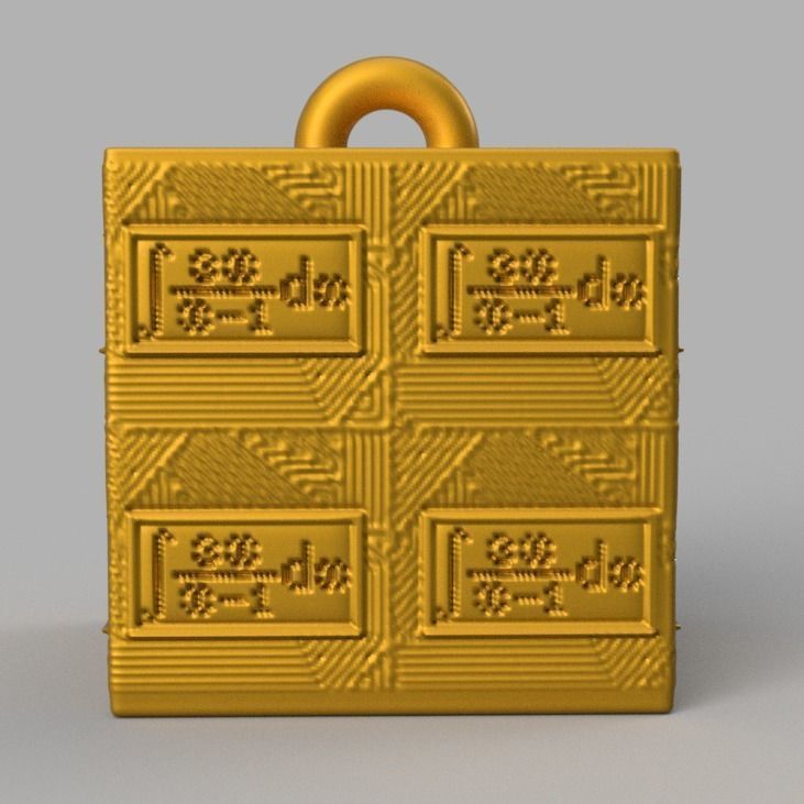 Christmas ornement cube 3D print x76 3D print model_67