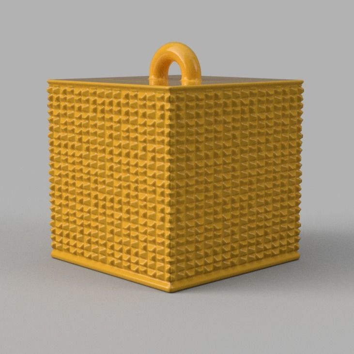 Christmas ornement cube 3D print x76 3D print model_17