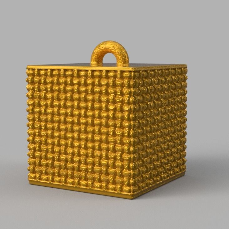 Christmas ornement cube 3D print x76 3D print model_26