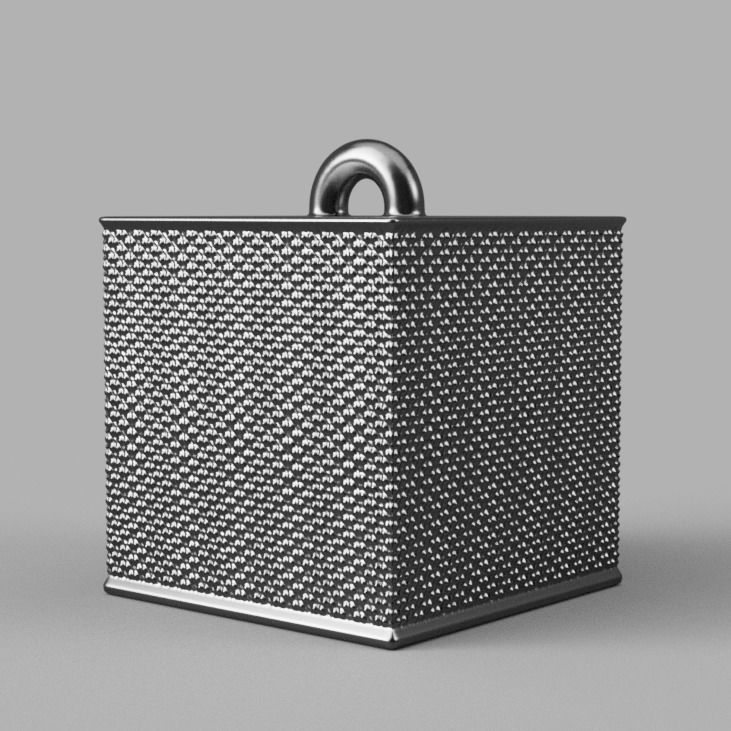 Christmas ornement cube 3D print x76 3D print model_56