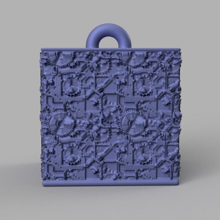 Christmas ornement cube 3D print x76 3D print model_45