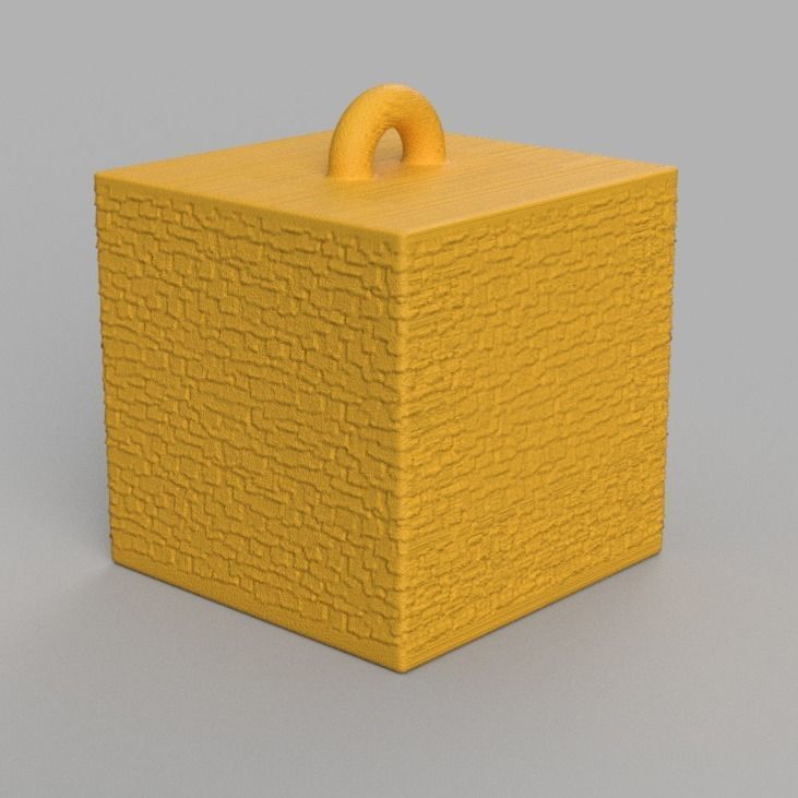 Christmas ornement cube 3D print x76 3D print model_71