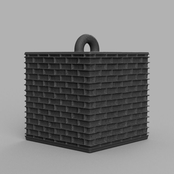 Christmas ornement cube 3D print x76 3D print model_59