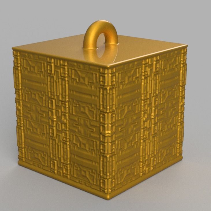 Christmas ornement cube 3D print x76 3D print model_25