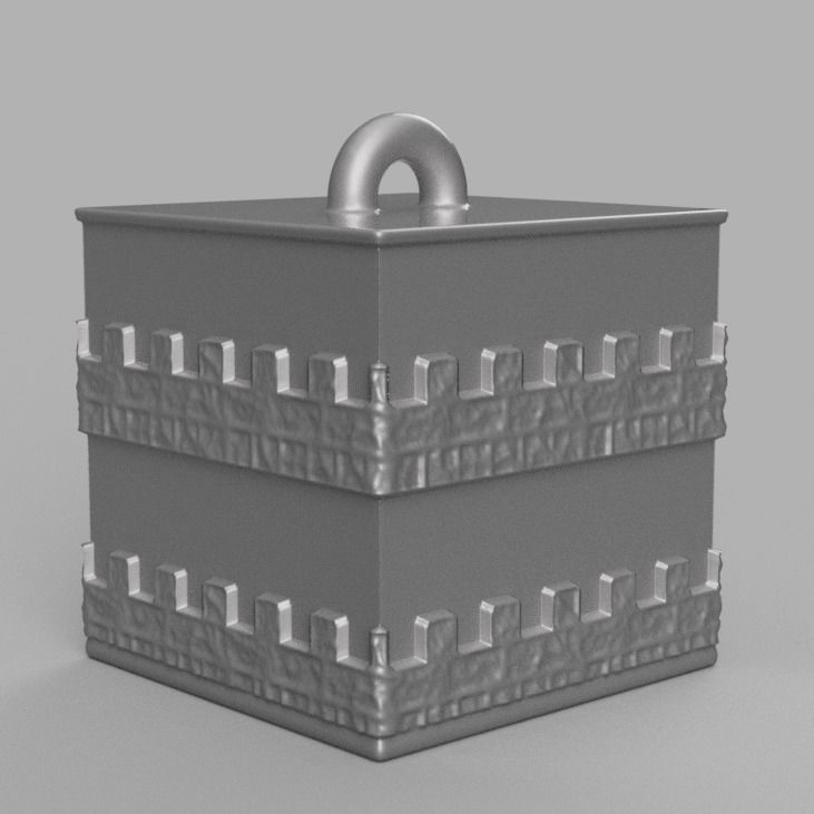 Christmas ornement cube 3D print x76 3D print model_35