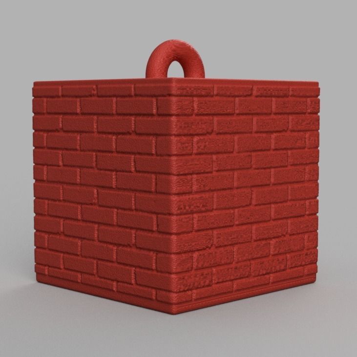 Christmas ornement cube 3D print x76 3D print model_34