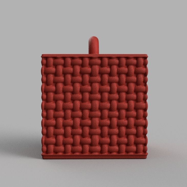 Christmas ornement cube 3D print x76 3D print model_27