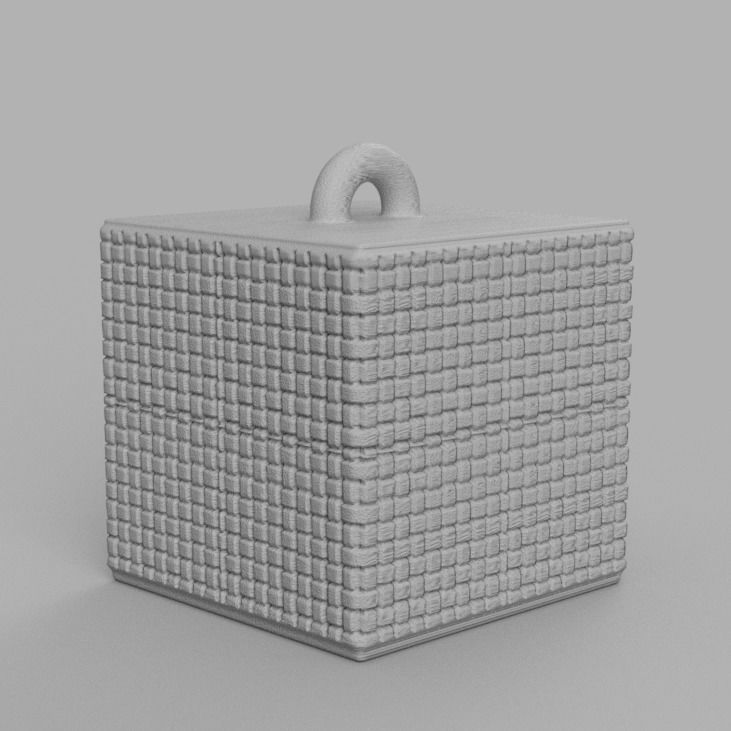 Christmas ornement cube 3D print x76 3D print model_48