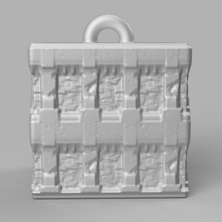 Christmas ornement cube 3D print x76 3D print model_55