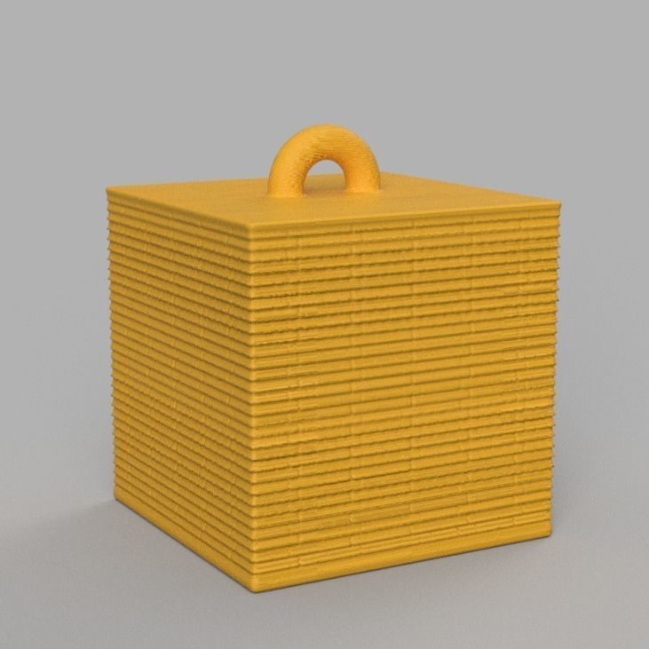 Christmas ornement cube 3D print x76 3D print model_19
