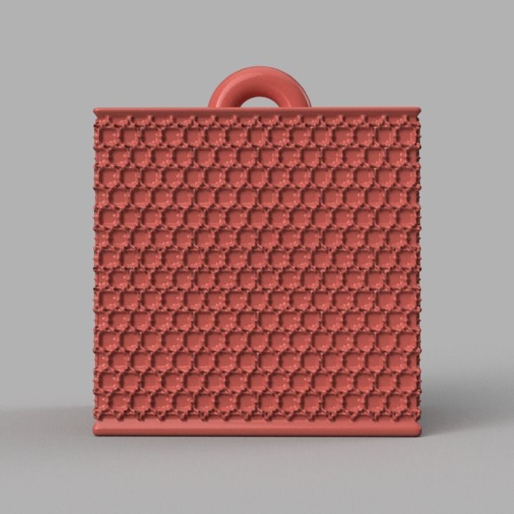 Christmas ornement cube 3D print x76 3D print model_15