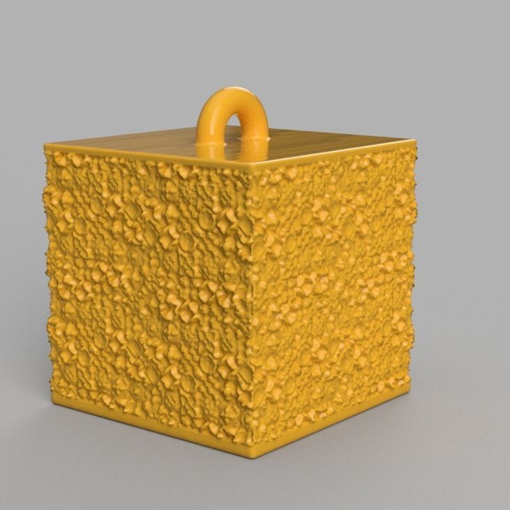 Christmas ornement cube 3D print x76 3D print model_9