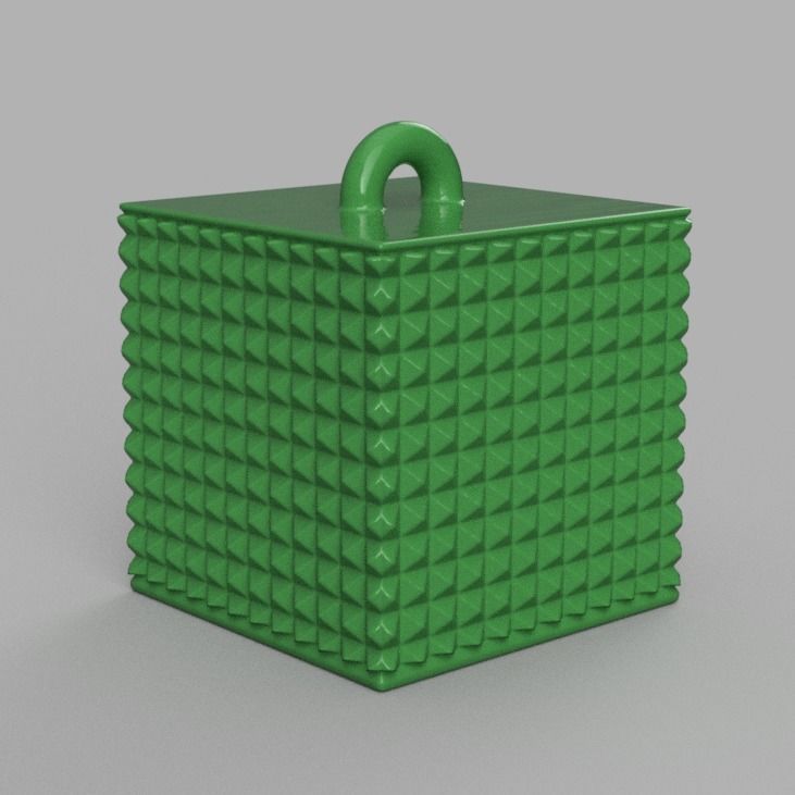 Christmas ornement cube 3D print x76 3D print model_13