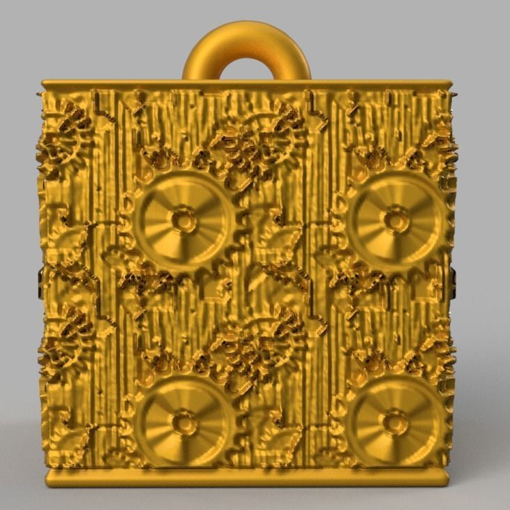 Christmas ornement cube 3D print x76 3D print model_51