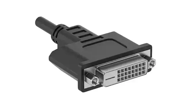 DVI-D Dual Link Female Module 3D model