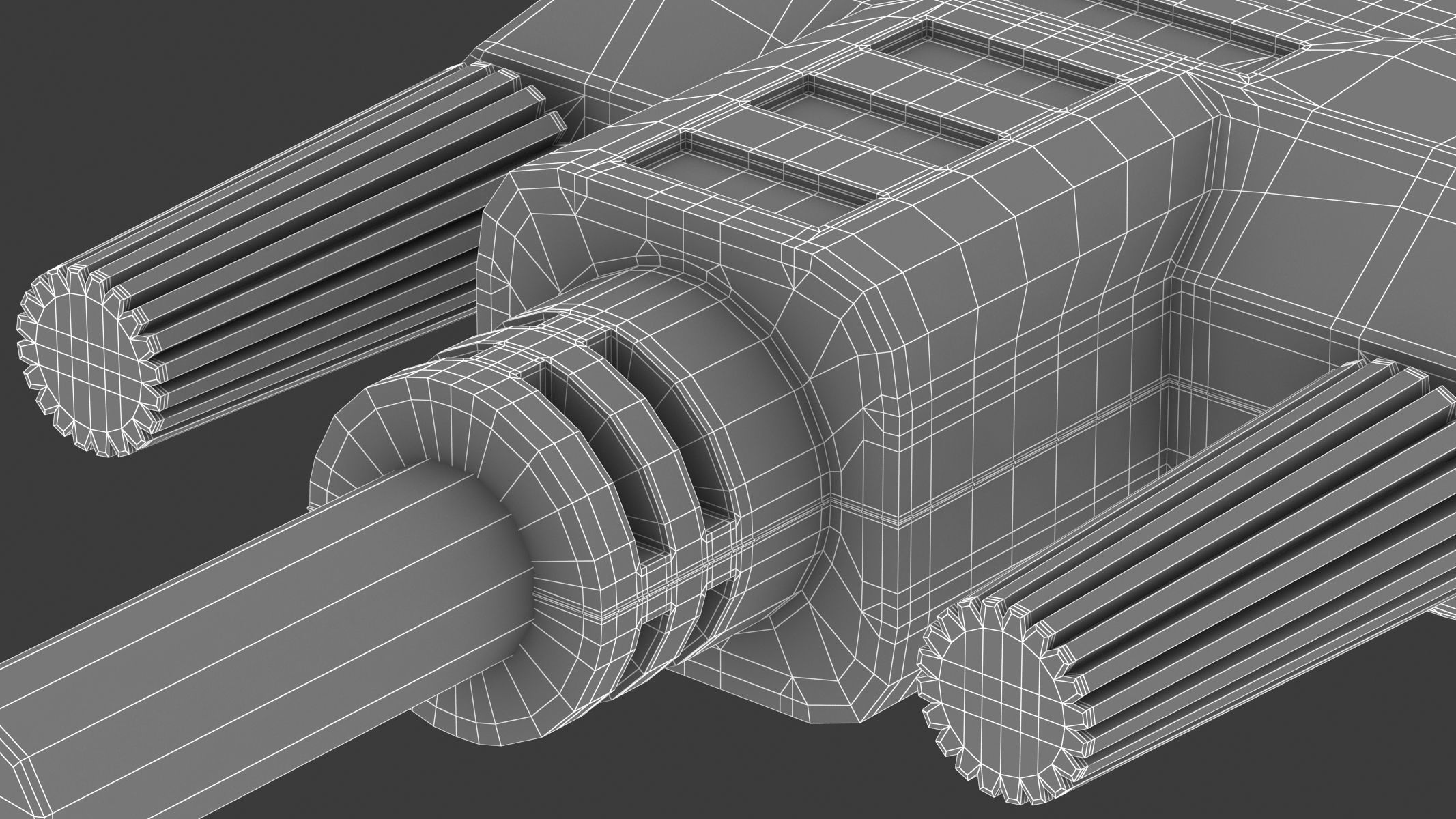 DVI-D Dual Link Male Module 3D model_9
