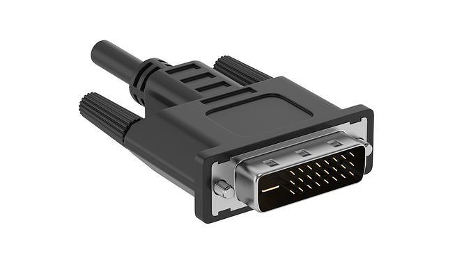 DVI-D Dual Link Male Module 3D model