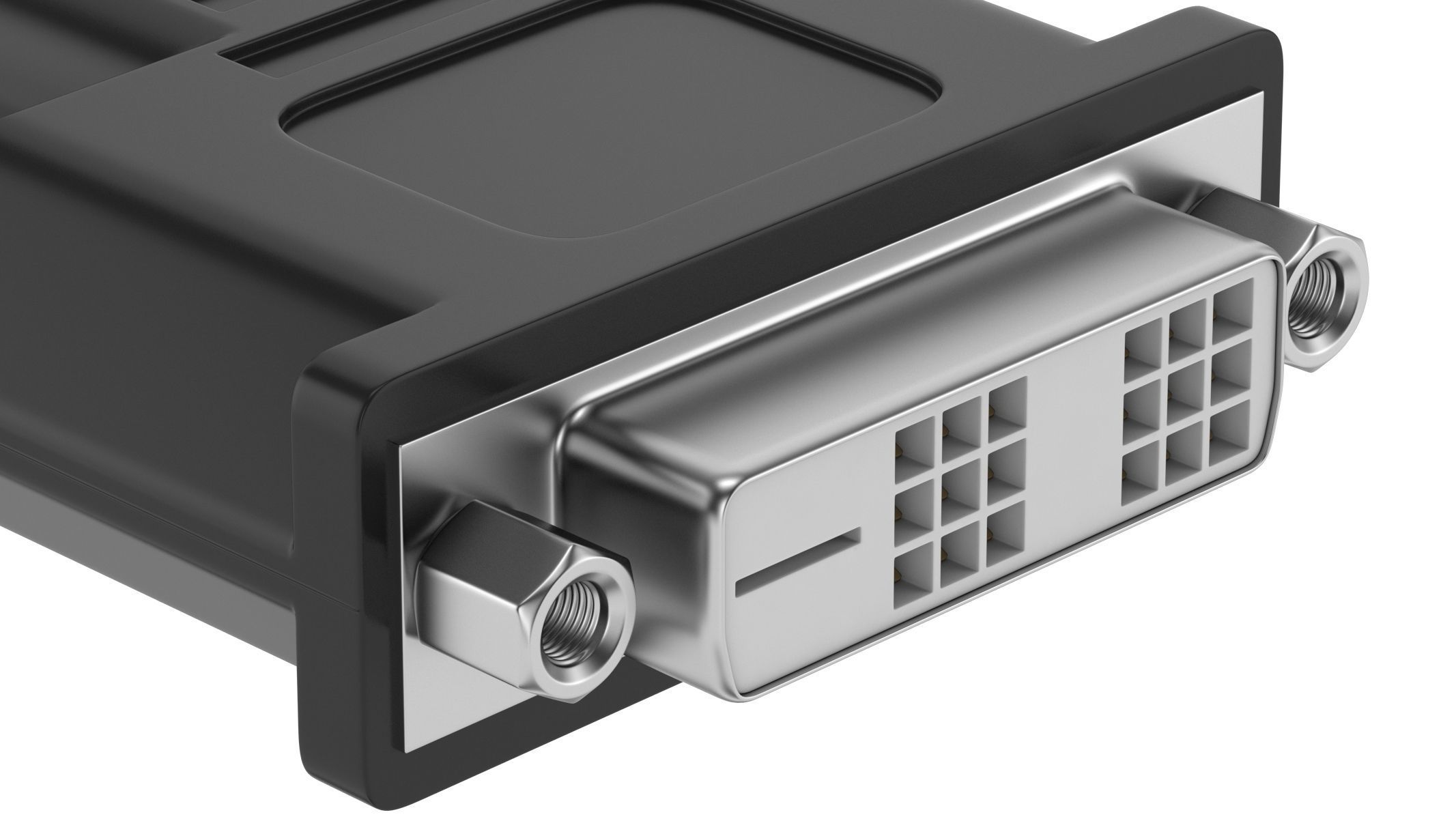 DVI-D Single Link Female Module 3D model_3