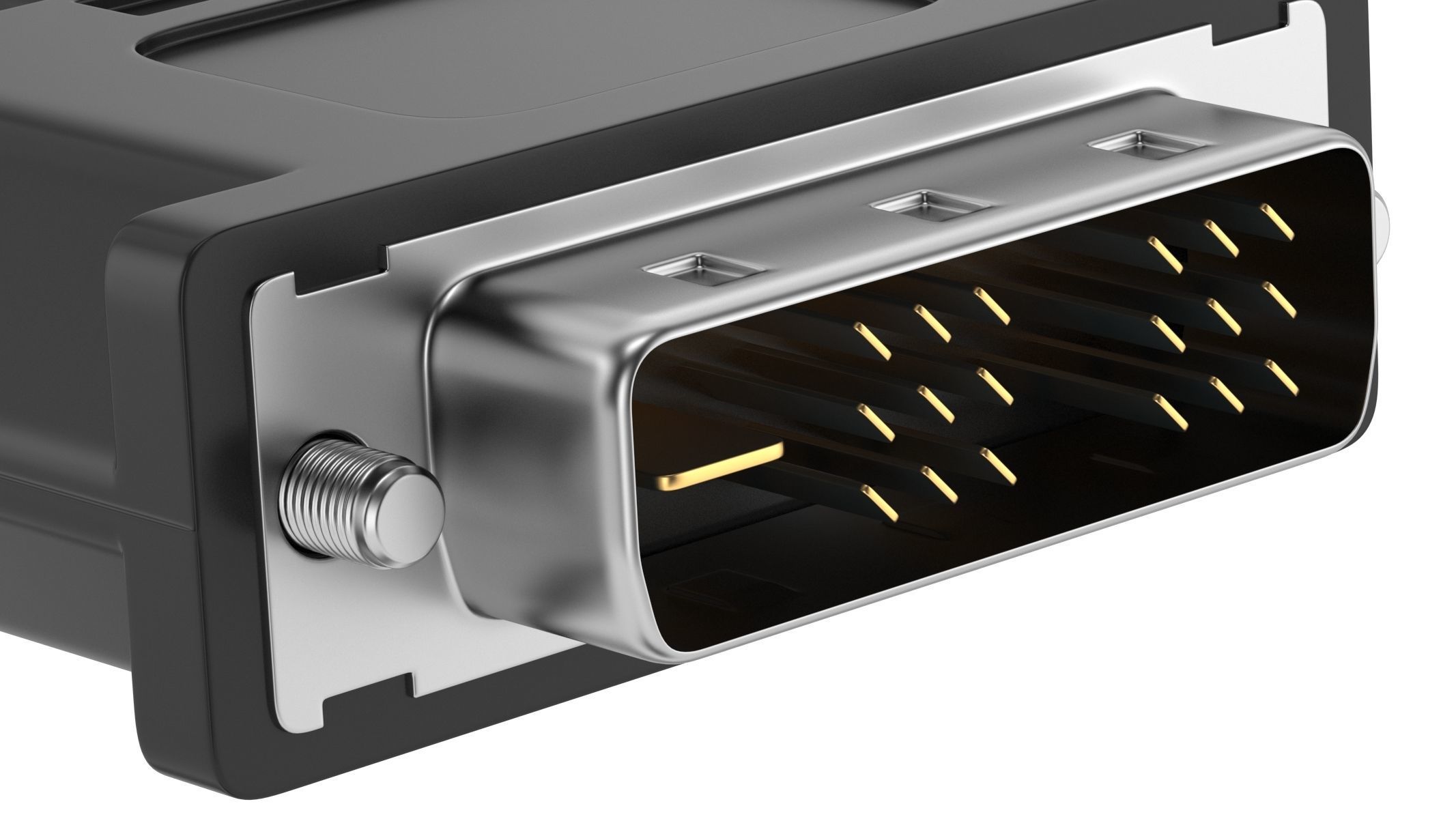 DVI-D Single Link Male Module 3D model_3