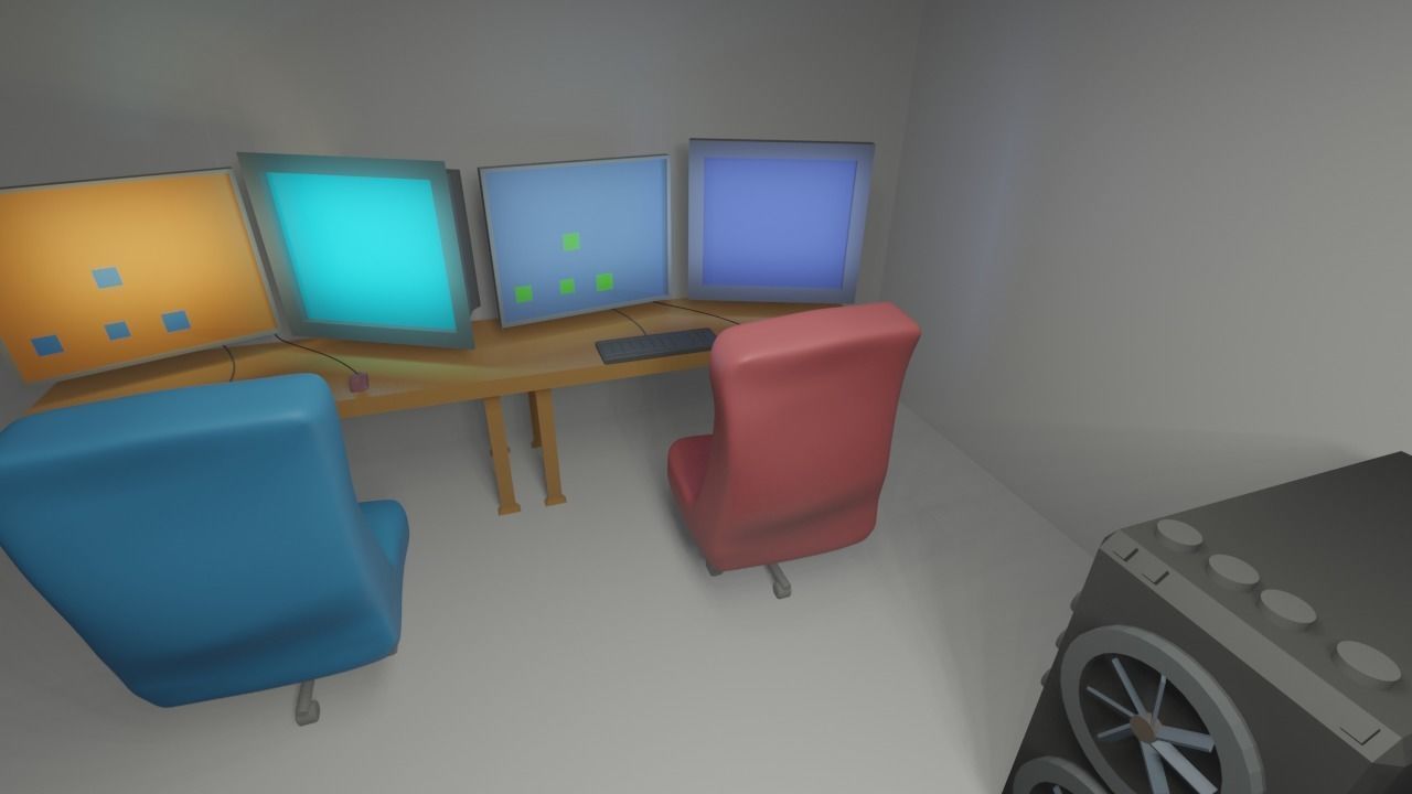 Among us 3d map 3D model_5