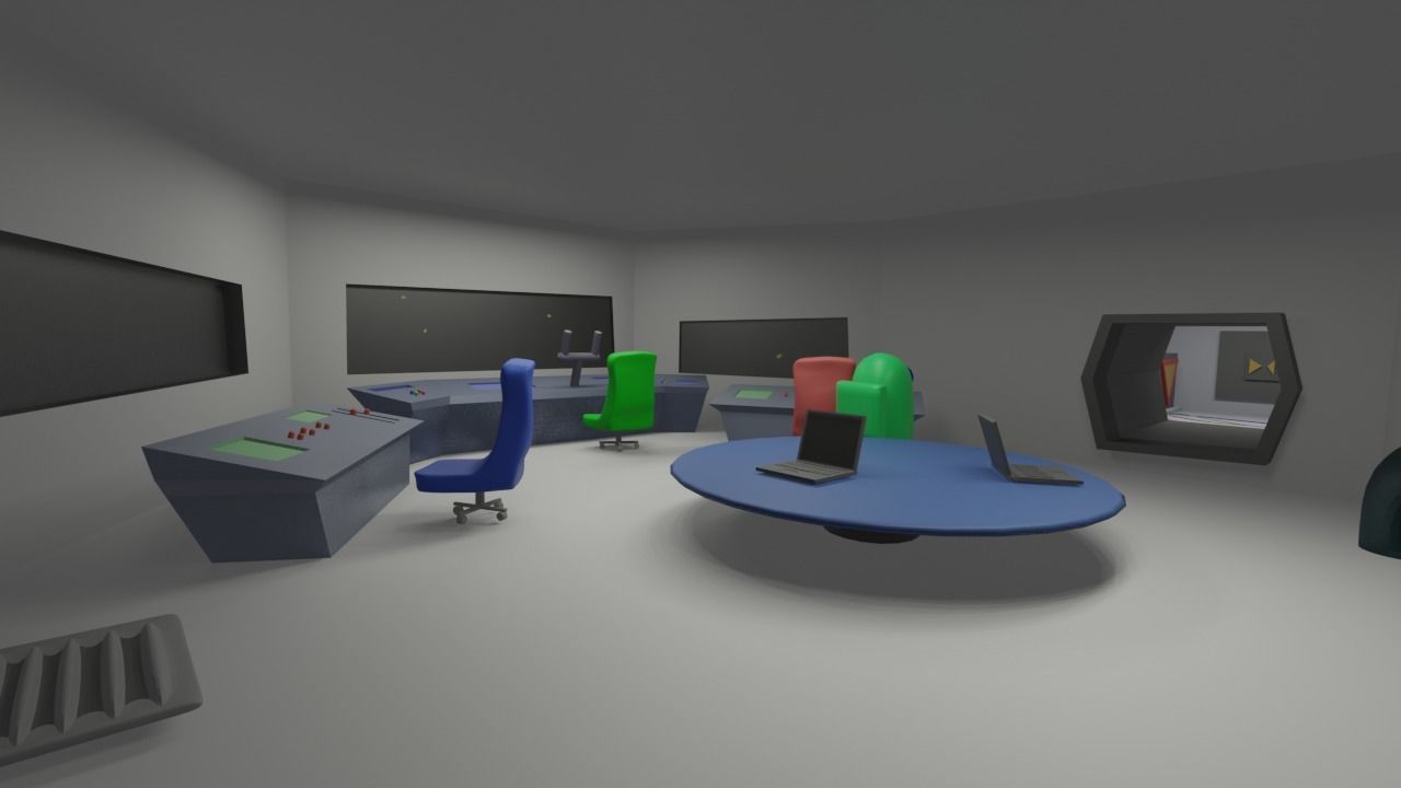 Among us 3d map 3D model_1