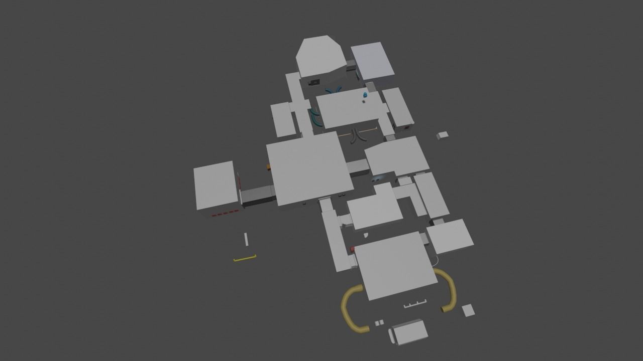 Among us 3d map 3D model_2