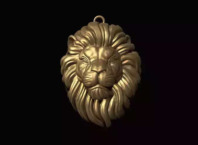Lion Head Pendant