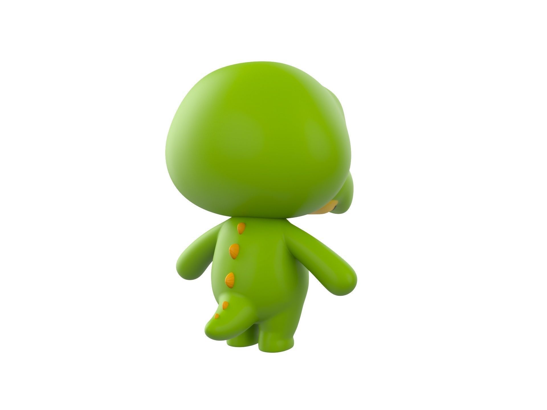 Character013 Crocodile 3D model_4