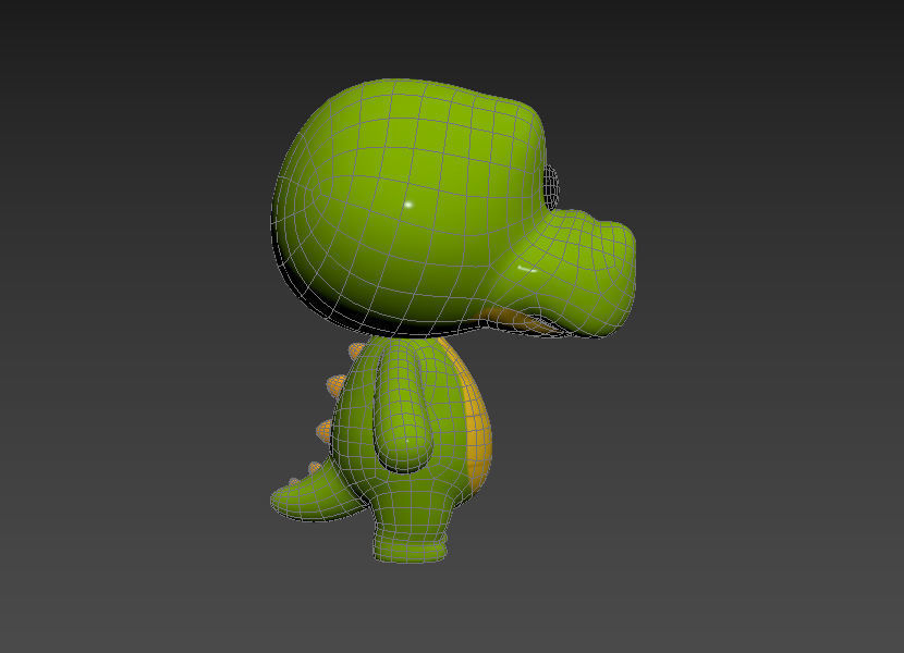 Character013 Crocodile 3D model_14