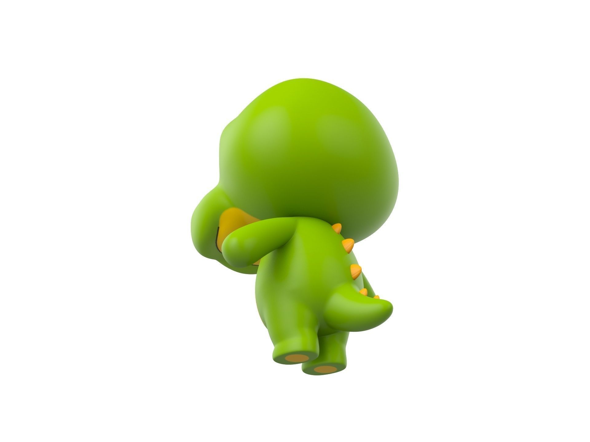 Character013 Crocodile 3D model_7