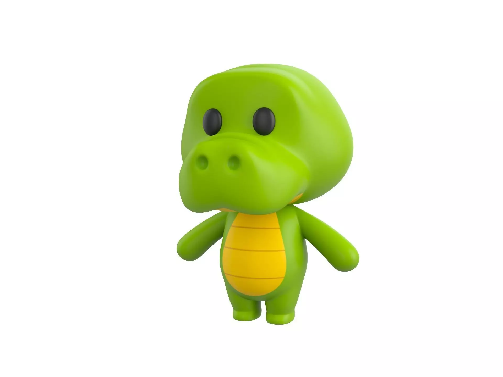 Character013 Crocodile 3D model_0