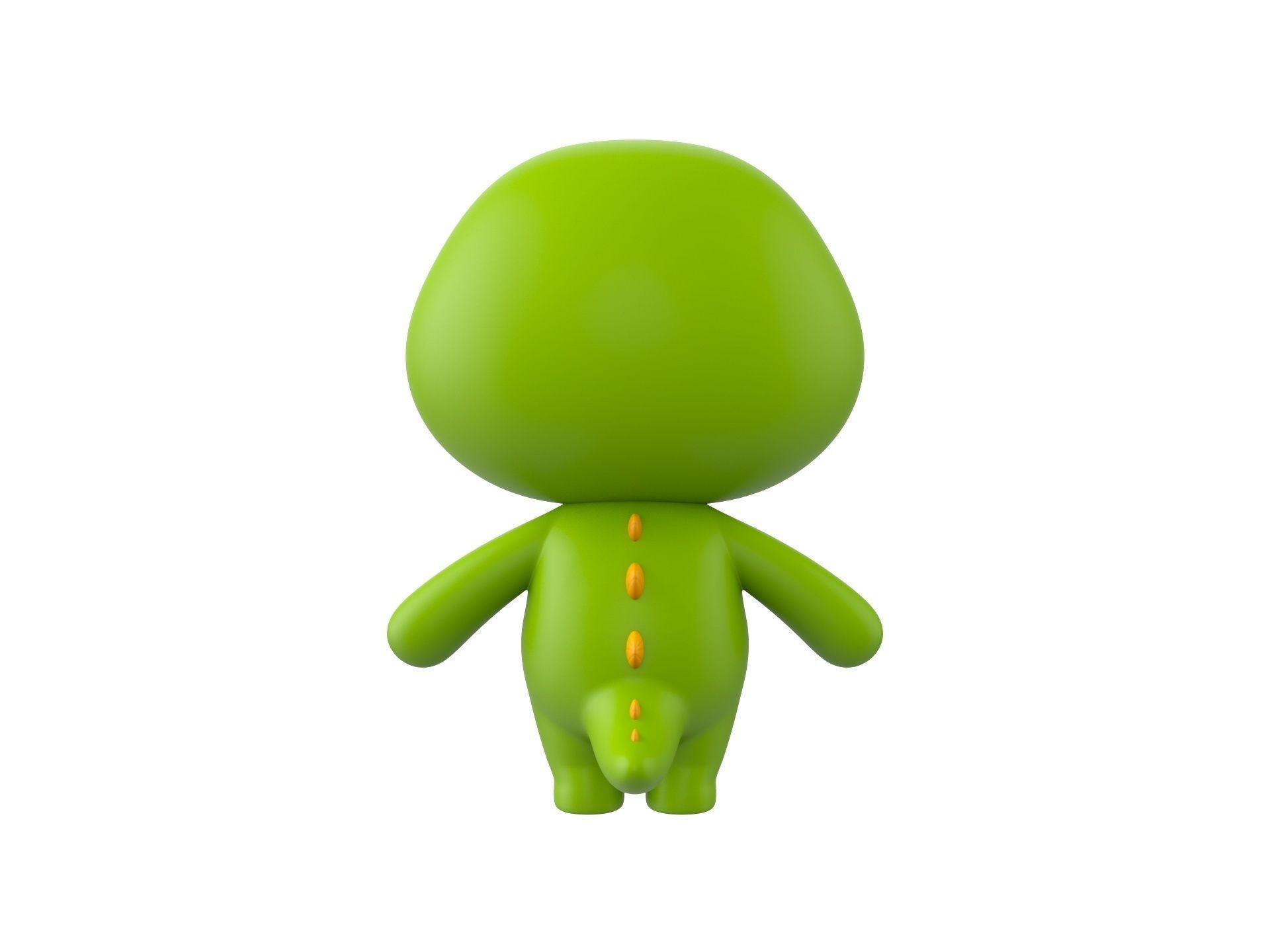 Character013 Crocodile 3D model_5