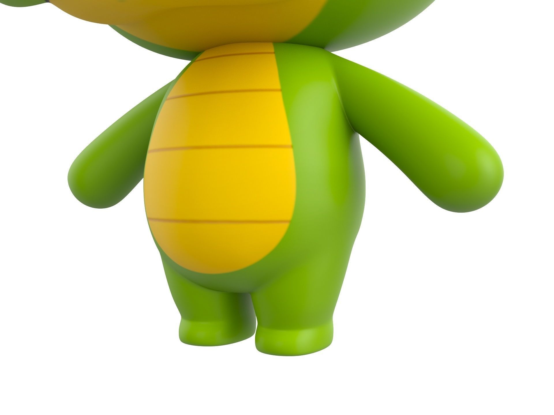 Character013 Crocodile 3D model_9