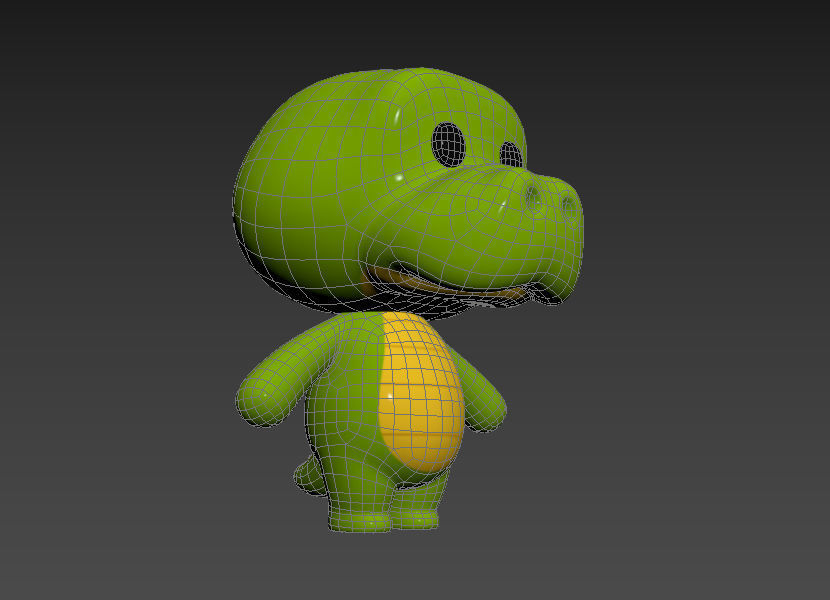 Character013 Crocodile 3D model_13