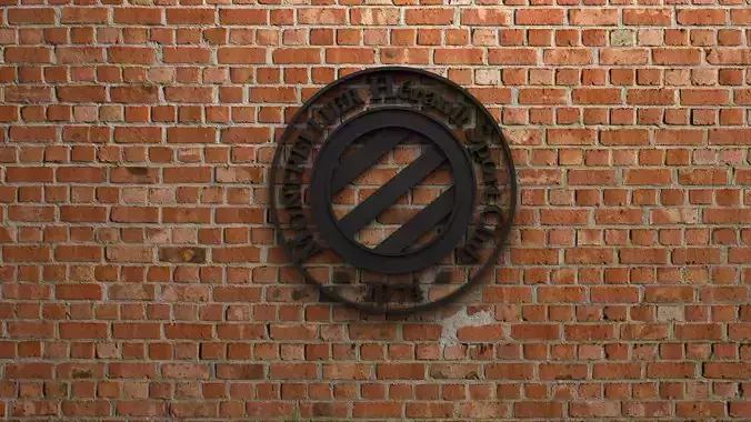 Montpellier HSC Logo 3D model