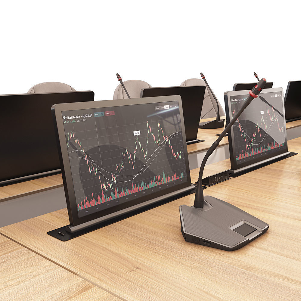 Conference Set 01 3D model_1