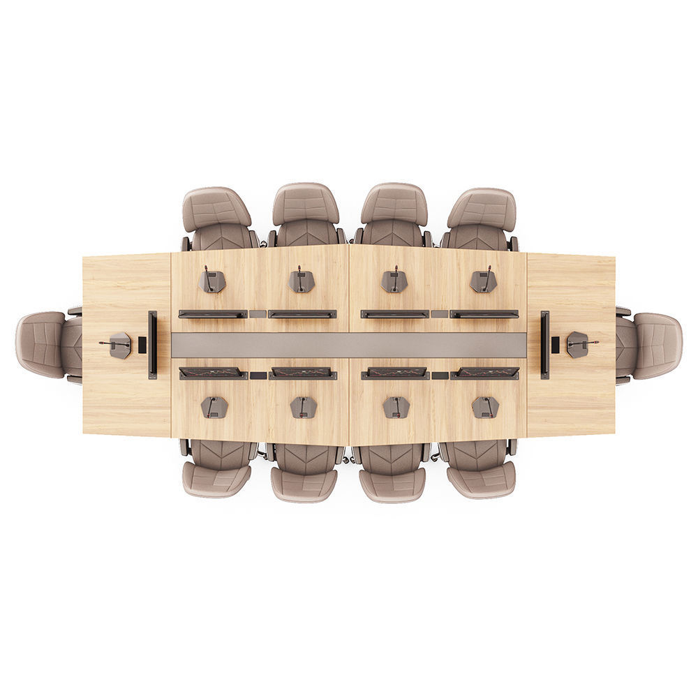 Conference Set 01 3D model_3