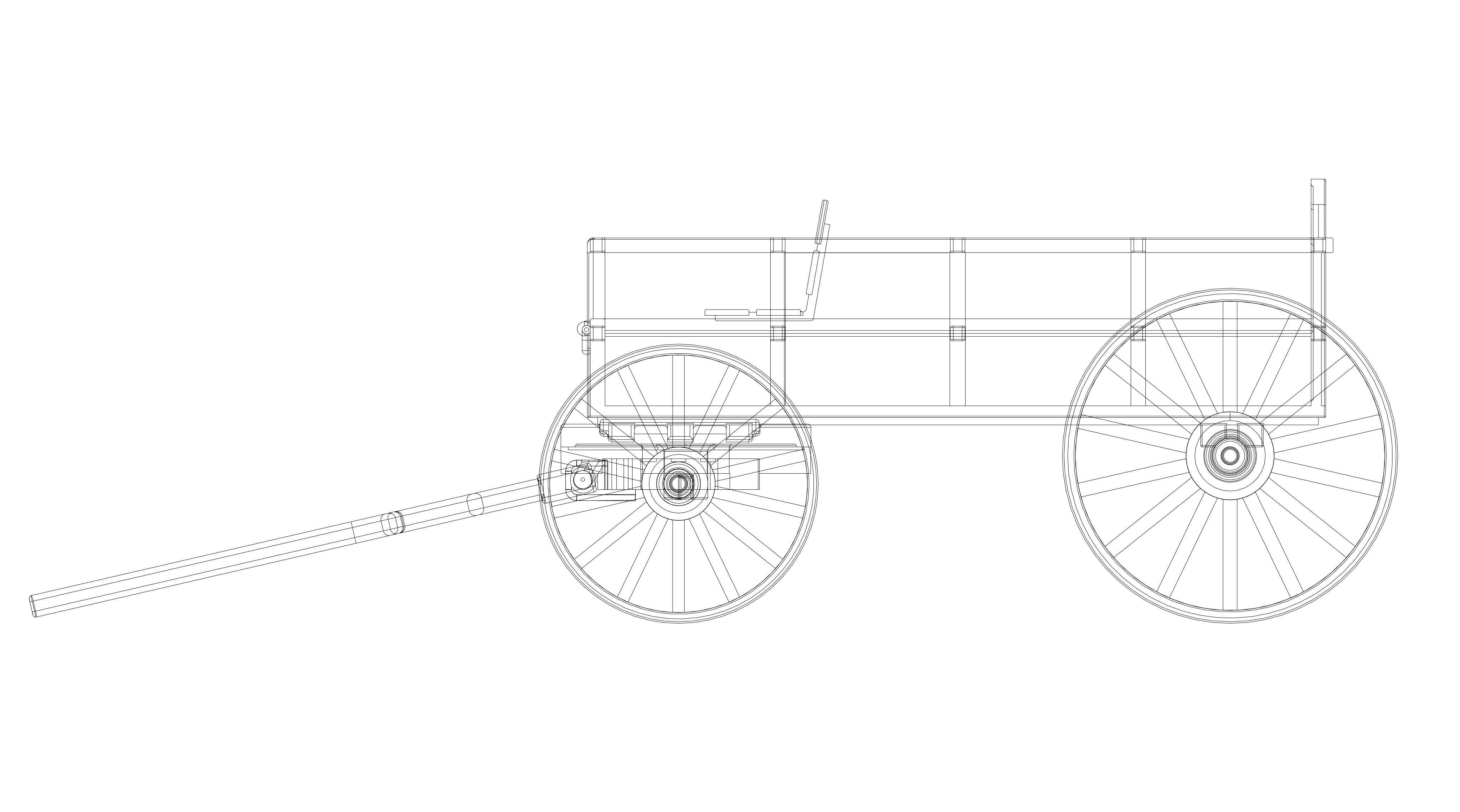 Prairie Wagon STL for resin 3d-printing 3D print model_6