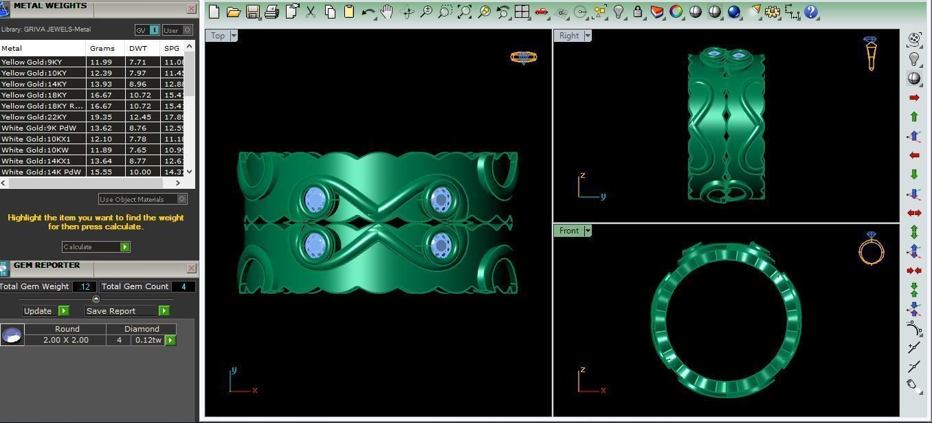 SJ RING 54 3D print model_12