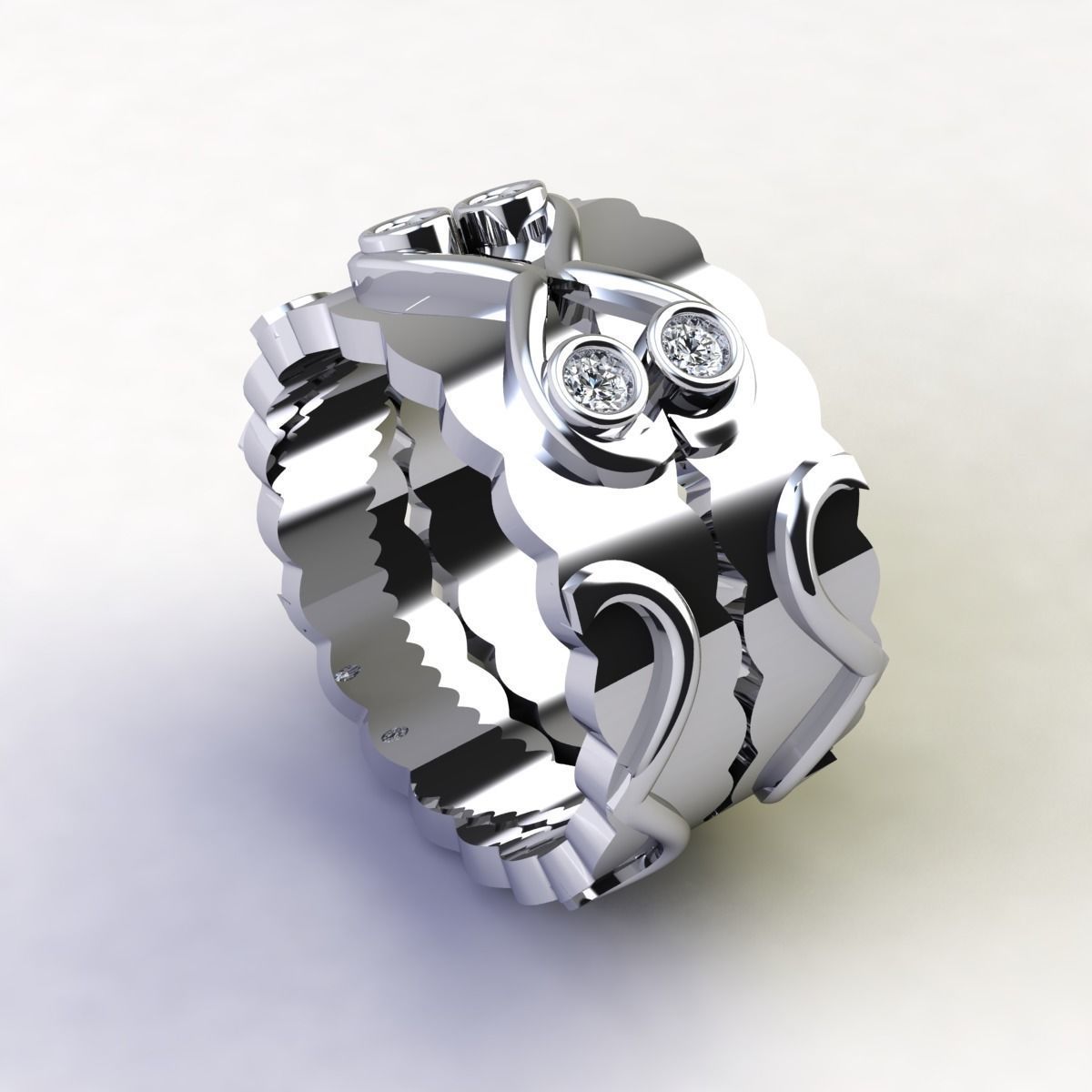 SJ RING 54 3D print model_11