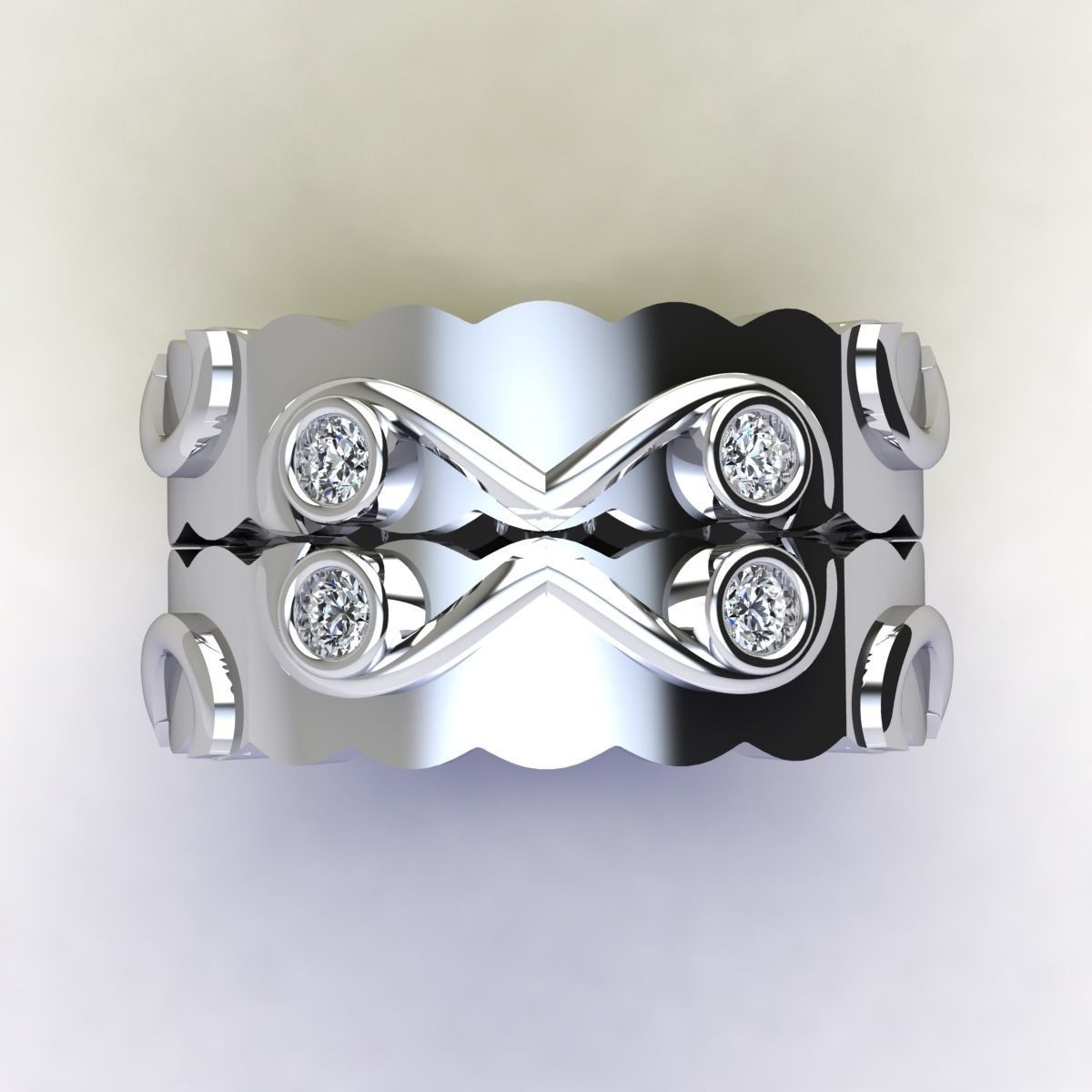 SJ RING 54 3D print model_8