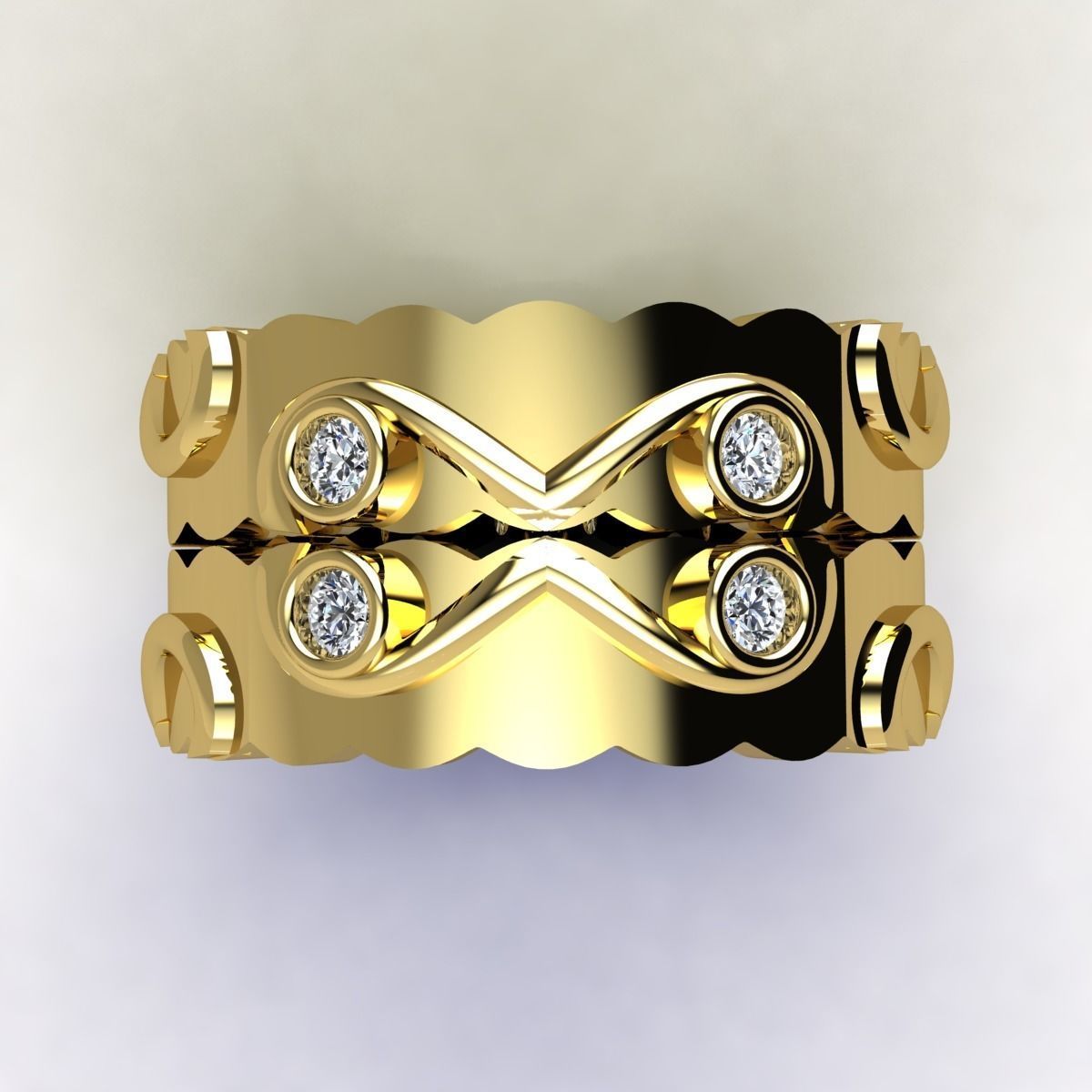 SJ RING 54 3D print model_6