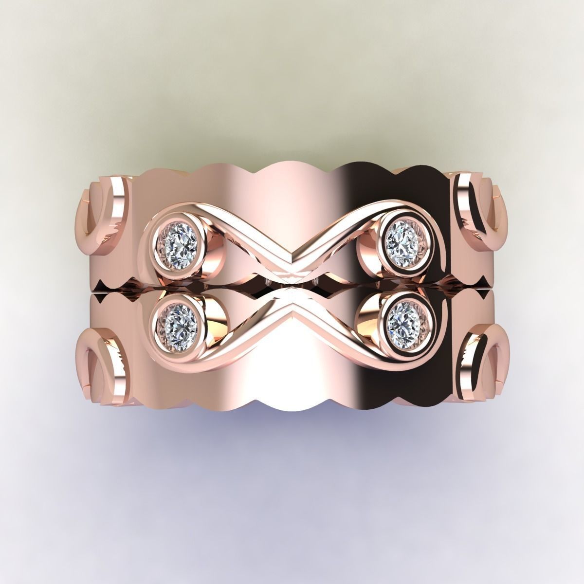 SJ RING 54 3D print model_7