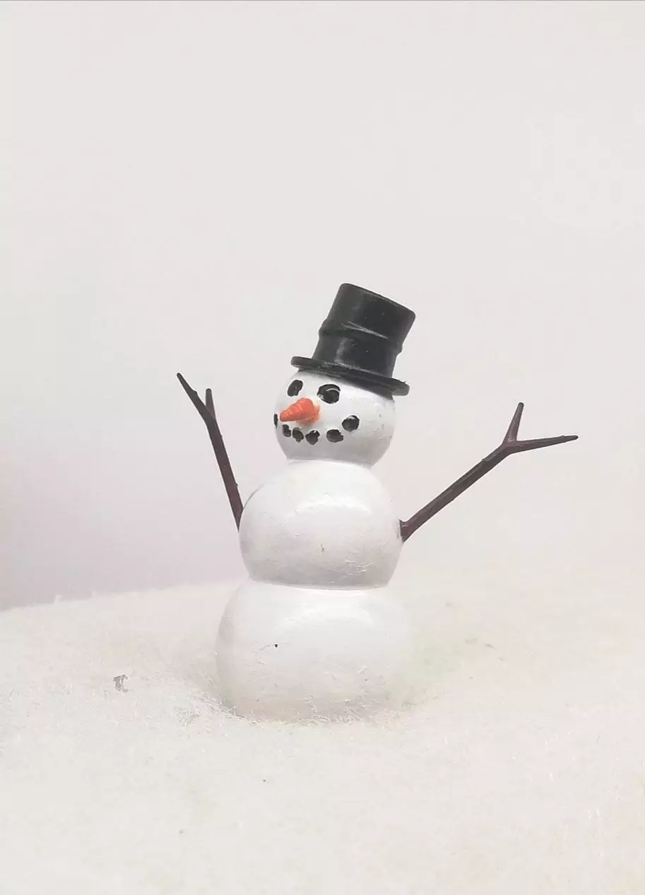 Snowman for resin 3d-printing Free 3D print model_0