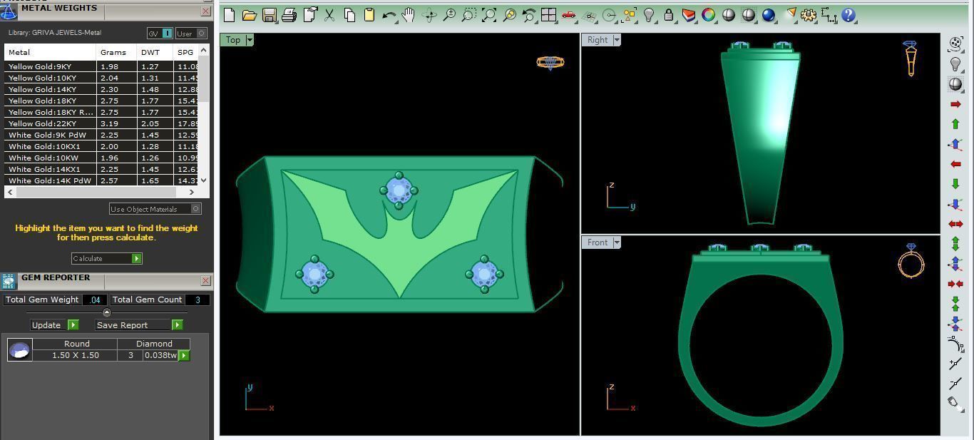 SJ RING 49 3D print model_12