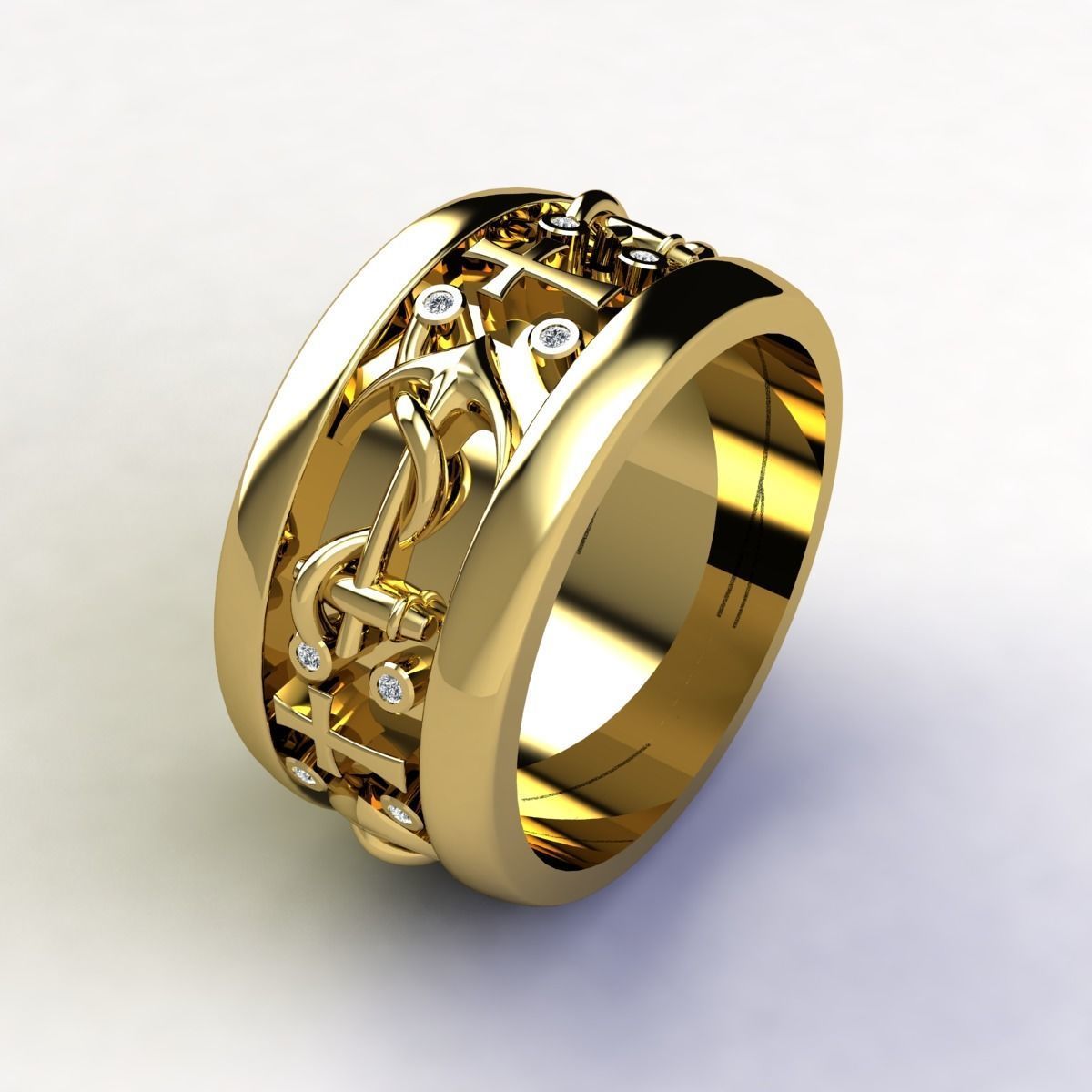 SJ RING 15 3D print model_1