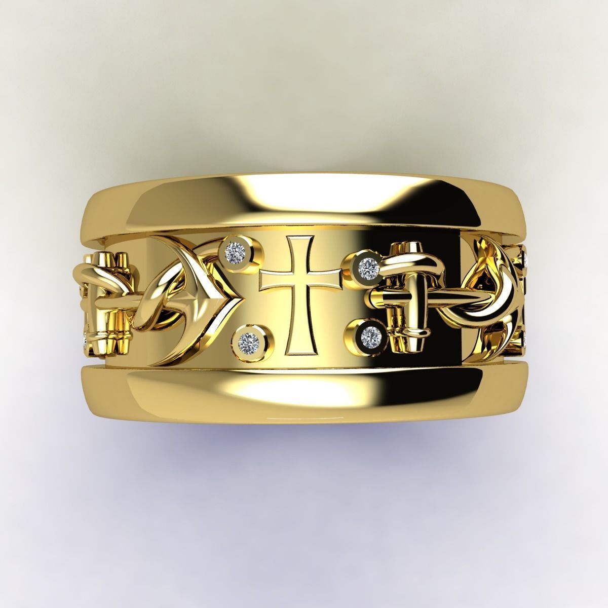 SJ RING 15 3D print model_6